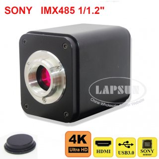 4K Ultra HD 60FPS SONY IMX485 1/1.2" Sensor HDMI WIFI USB Industry Microscope Camera