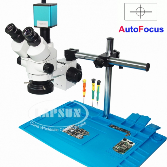Auto Focus HDMI 1080P SONY IMX290 Digital Camera Simul-focal Trinocular Stereo Microscope