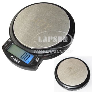 600g 0.1g Mini Digital Jewelry Pocket Weight Scale c600