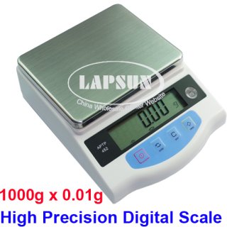 1000g x 0.01g High Precision Digital Electronic Jewelry Balance Scale LB Amput