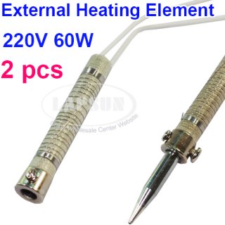 2pcs 220V 60W Electronic Soldering Iron External Heating Element Wire Core