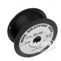 1000Ft 180Â°C HIGH TEMP Silver Plated Copper Wrapping Wire Cable 30AWG Reel Black