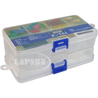 2pcs/set Small Storage Box Slots Compartments Adjustable DIY Organiser Plastic