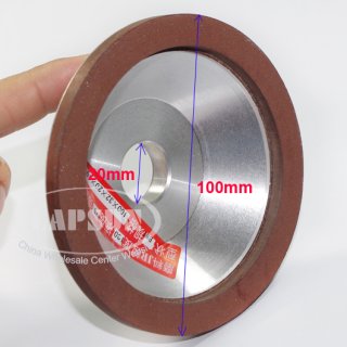 4'' #180 Precision Resin Grit Diamond Rotary Grinding Round Wheel BW1 Red