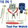 16 in1 Watch Case Open Repair Adjust Strap Tool Kit
