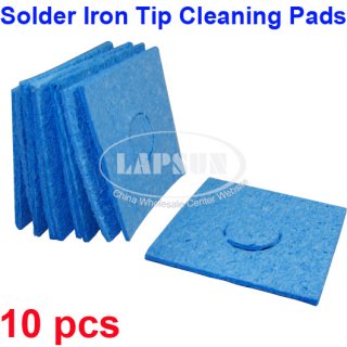 10 Universal Soldering Iron Cleaner Replacement Sponges Solder Tip Clean Pads