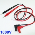 Digital Multimeter 1000V Test Lead Probes Cable Probe Red Black Pair 62cm