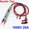 95cm Digital Multimeter 1000V 20A Test Lead Probe Cable SMD SMT Needle Tip FC136