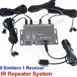 Sell one like this Infrared Remote Extender 8 Emitters 1 Receiver Hidden IR Repeater System Kit