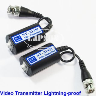 1 Pair Passive Video Balun UTP Transceiver Transmission F CCTV Camera NV214M