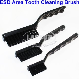 3pcs ESD Area Tooth PCB SMD Cleaning Brush Set Nylon Bristle AntiStatic Plastic