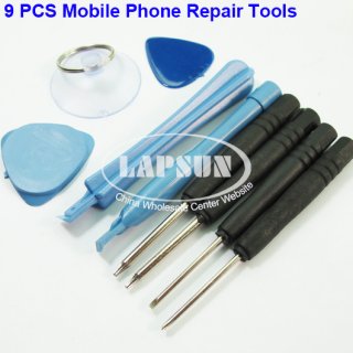 9pcs Repair Opening Tool Kit Set T5 T6 Torx Philips Screwdriver F Samsung Nokia HTC