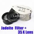 2 in 1 Chelsea Jadeite Filter Gemstone Gem Tester + 35X Magnifier Loupe Lens