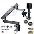 IMX385 V2 60FPS Auto Focus Focal HDMI WDR Video Industry C-Mount Camera Microscope Set Articulating Stand Clamp 0.75X Barlow Lens