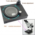 Lapsun 95mm X Y Fine adjustment Moving Stage XY Microscope Working Table Stand Platform