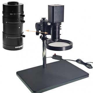 Original New MLH-10X C-Mount Micro Lens HDMI IMX385 V2 60FPS Industry Camera Microscope Set for PCAB Mobile Repair Solder