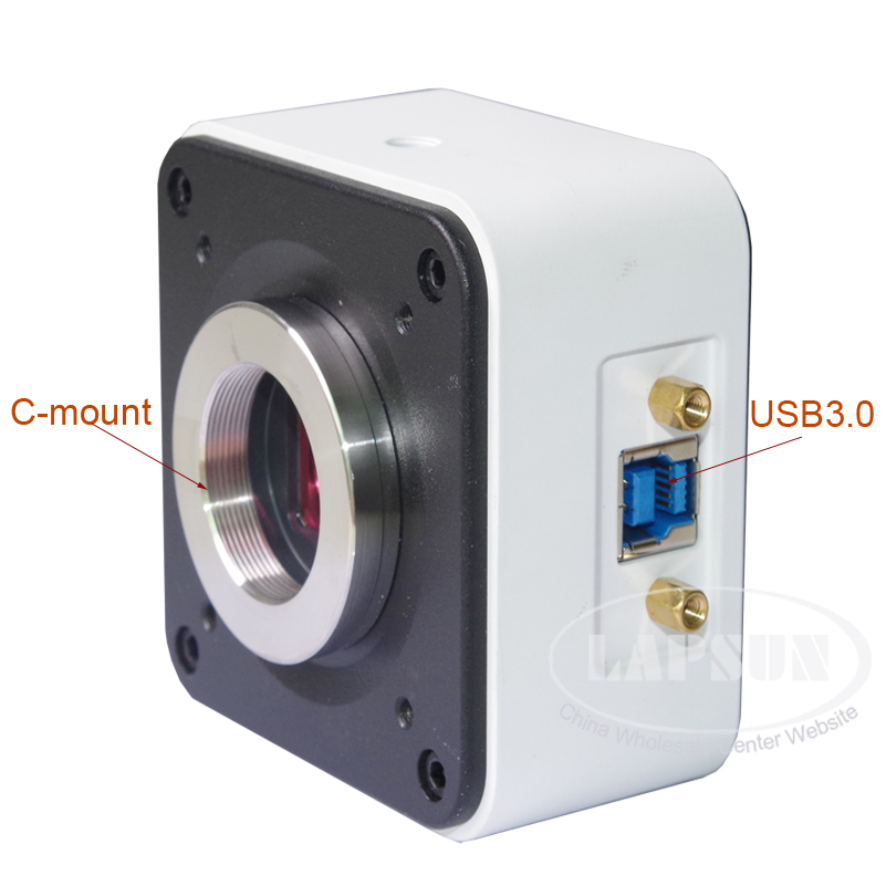 20-180X Panorama USB 3.0 C-mount Lens Industrial Microscope Camera Sony IMX178