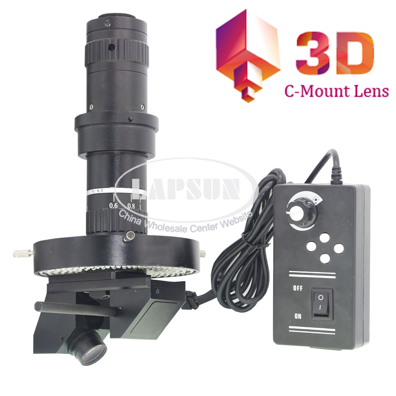3D Stereo / 2D C-MOUNT Lens 1080P @ 60FPS HDMI Industrial Jewelry PCB Digital Microscope Camera SONY IMX290