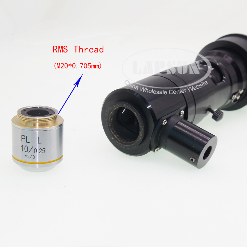 200X-2000X Inspection Zoom Monocular C-mount Coaxial Light Lens for Industrial Microscope Camera