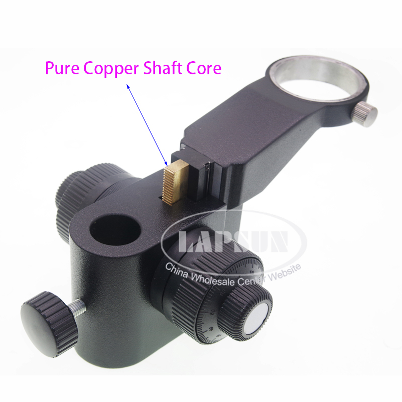 25 / 50mm Fine Focus Adjustment Microscope Pillar Stand Holder Bracket Frame Set