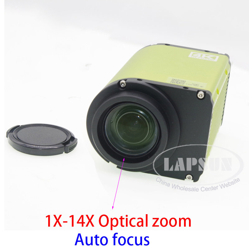 4K Video Optical Zoom Autofocus HDMI Autofocus Industrial Microscope Camera Optics Lens Large Field Of View For PCB SMD SMT Repair, Cultural relics collection