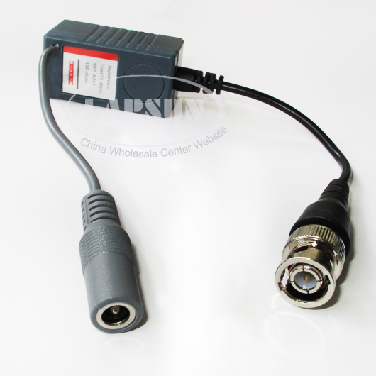 8 Pairs CCTV Video Power Balun Adapter for UTP Cat5 6 Cable Coaxial BNC 213A