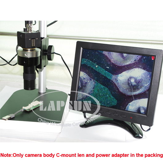 MINTRON Lab Industrial Digital Microscope Camera BNC Video Output C-MOUNT Lens