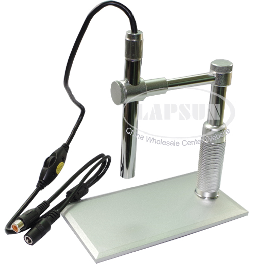 200X 2MP AV TV Digital Microscope Endoscope Video Camera + Aluminium Stand V1
