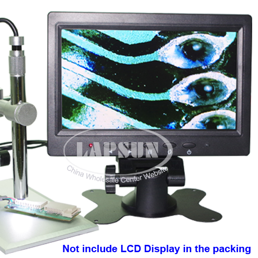 200X 2MP AV TV Digital Microscope Endoscope Video Camera + Aluminium Stand V1