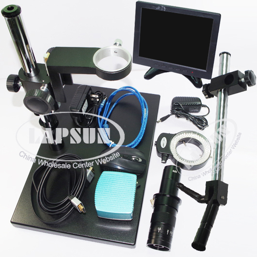 1080P HDMI Microscope USB Industrial Camera + 8