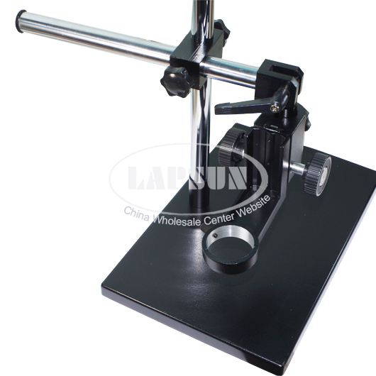 Dual-arm Heavy Duty Metal Boom Stereo Table Stand Holder for Microscope Camera