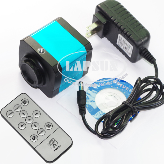 14.0MP HDMI USB Digital C-mount Microscope Camera TF Video Recoder DVR Industrial