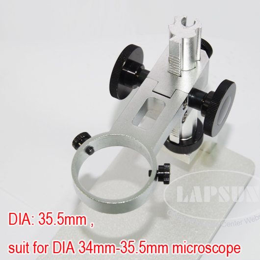 Aluminium Alloy Metal Table Stand For Ring DIA 35mm USB Digital Pen Microscope