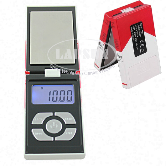 100g 0.01g Electronic LCD Digital Jewelry Balance Pocket Mini Scale Backlight