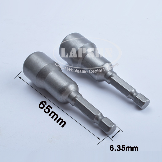 6mm-19mm Hex Nut Driver Set Socket Bit Adapter Connector Drill Power Air Tools