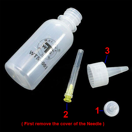 2x 50ml Needle Tip Soldering Liquid Flux Alcohol Oil Dispenser Plastic Bottle 01