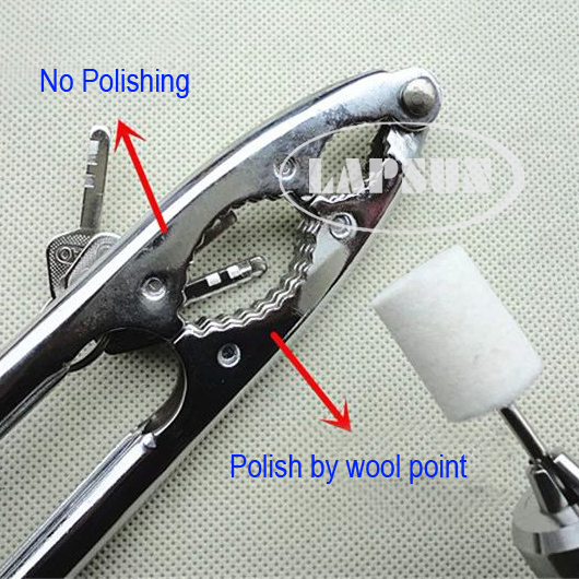 10pcs Polishing Burr Wheel Wool Felt Mounted Point Rotary Tool for Metal Glass