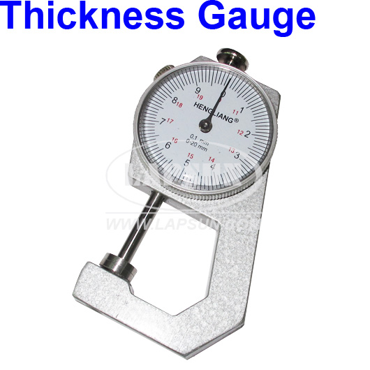 0.1mm 20mm Metal Pocket Dial Thickness Gauge Measurement