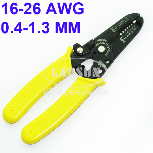 Precision Steel Cutter Stripper 16-26 AWG Gauge Wire Tool Pliers Cable