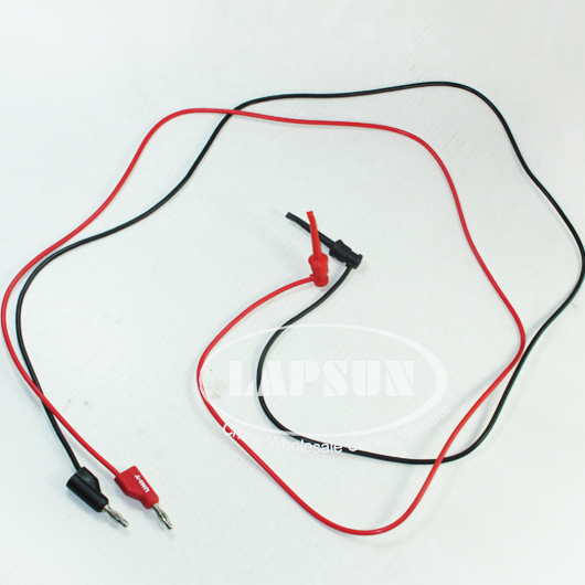 100cm Digital Multimeter Banana Plug Hook Clip Probe Test Lead Cable 2A UNI-T
