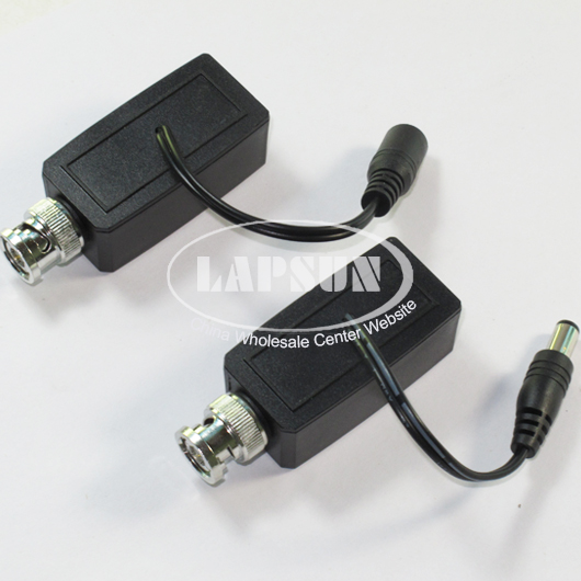 Passive Video Power UTP BNC Balun Transceiver CAT5 Connector F CCTV Camera HC101