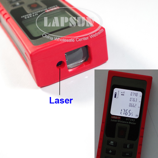 Handheld Laser Distance Meter Area Volume Measure 0.1m-100M 328FT UNI-T UT392A