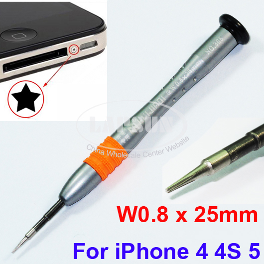 5 Point Star Pentalobe Screwdriver Opening Repair Tool 0.8mm 1.2mm F iPhone iPad