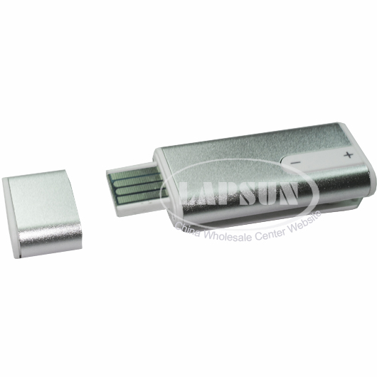 4GB USB Stick Disk Voice Sound Recorder MP3 Player Spy Pen Flash Driver Silvery