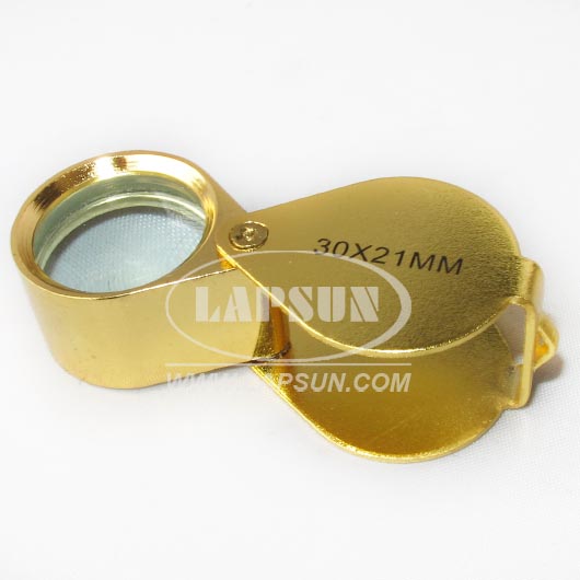 21mm 30X Power Magnifying Jeweler Magnifier Glass Loupe
